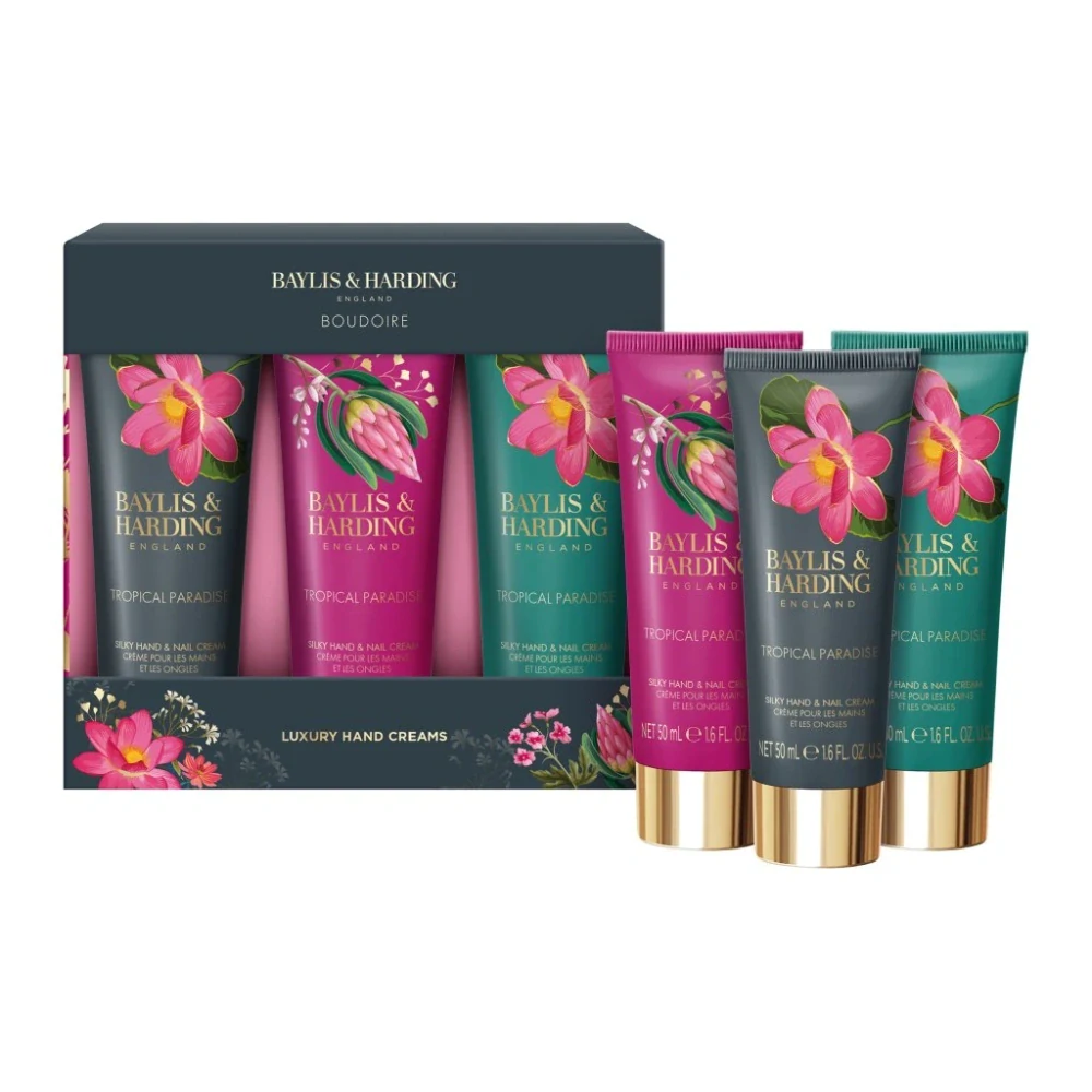Baylis & Harding, Tropical Paradise - sada krémů na ruce, 3 ks