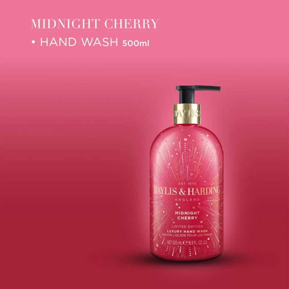 Baylis & Harding, Midnight Cherry tekuté mýdlo na ruce, 500 ml
