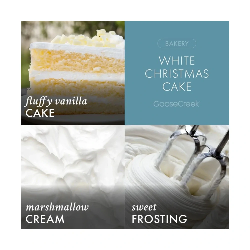 Goose Creek Candle - vonná svíčka White Christmas Cake 411 g