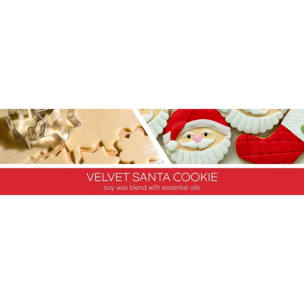Goose Creek Candle - vonná svíčka Velvet Santas Cookie 411 g