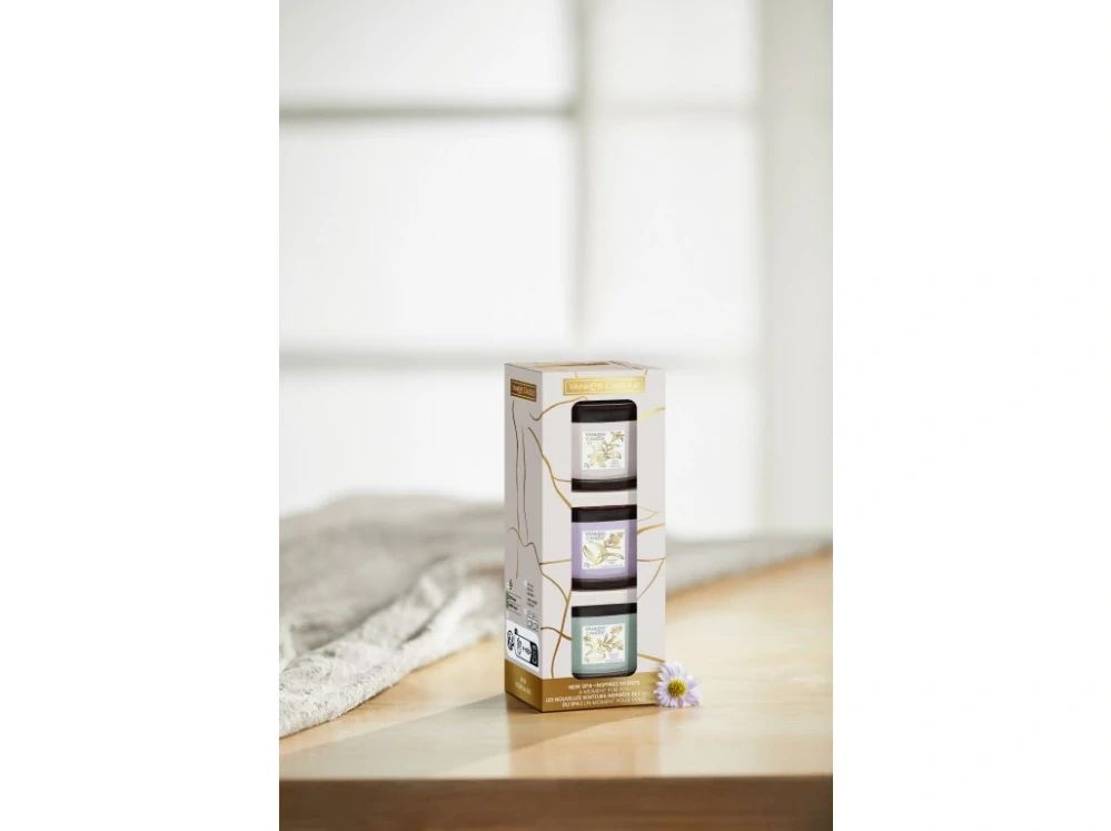 Yankee candle, dárková sada 3 votivní svíčky ve skle Little Luxuries