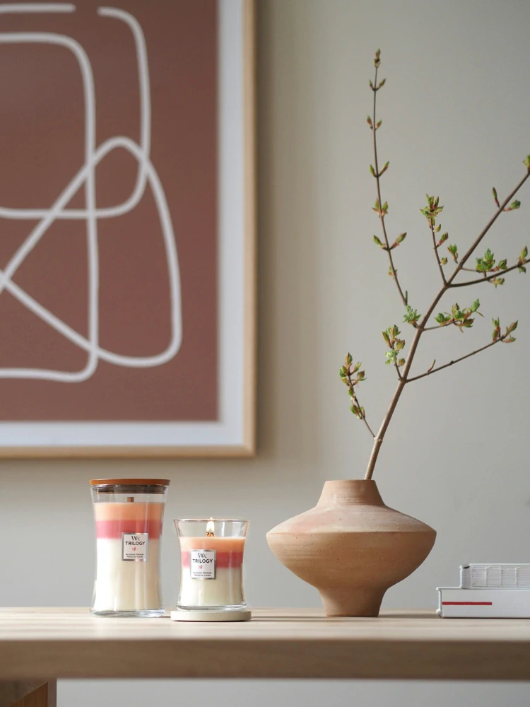 Woodwick vonná svíčka Trilogy Blooming Orchard 609 g