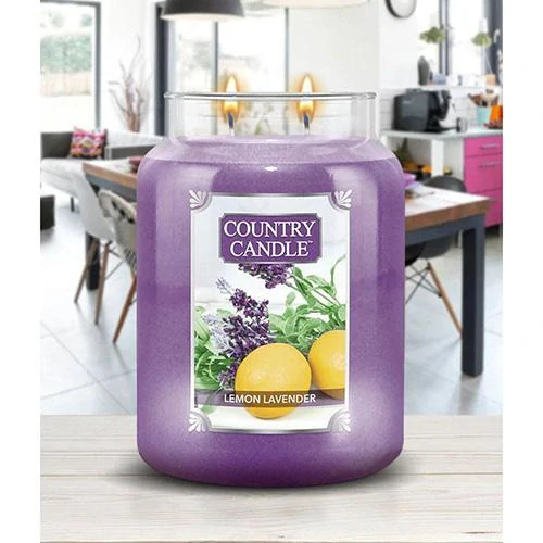 Country Candle vonná svíčka Lemon Lavender 680 g 