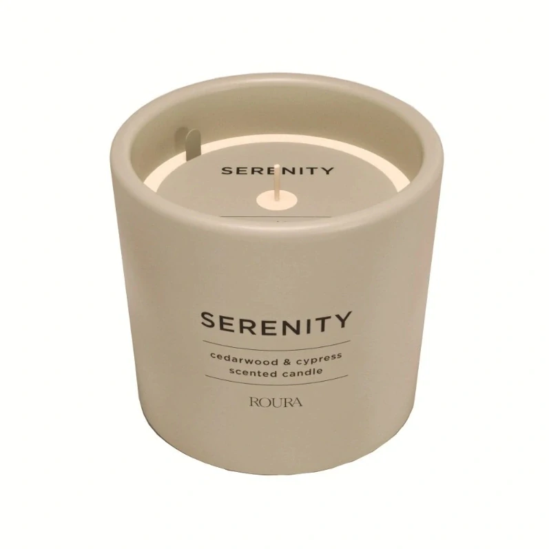 ROURA vonná svíčka Serenity - Cedarwood & Cypress 250 g