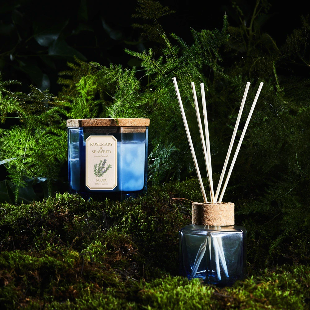 ROURA vonná svíčka Rosemary & Seaweed 180 g