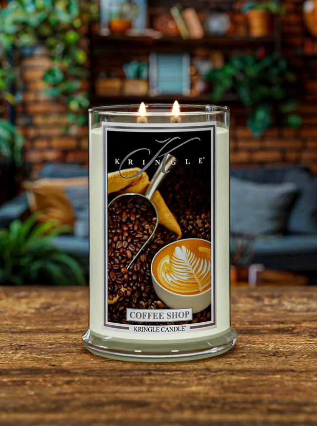 Kringle Candle, vonná svíčka Coffee Shop 624 g