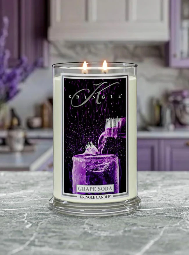 Kringle Candle, vonná svíčka Grape Soda 624 g