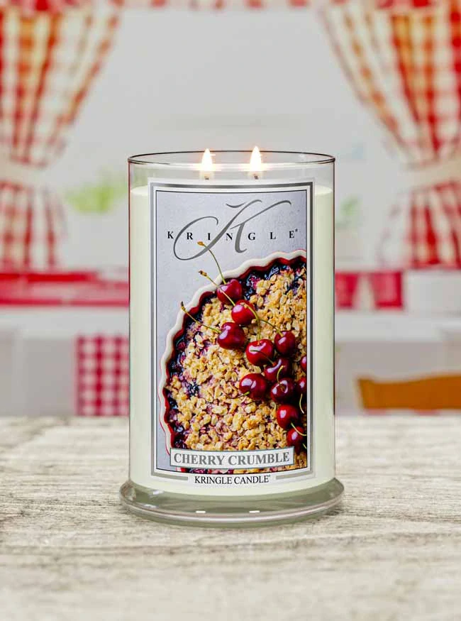 Kringle Candle, vonná svíčka Cherry Crumble 624 g