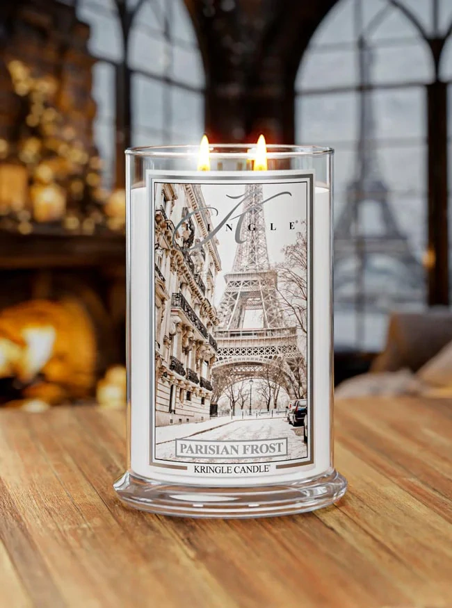 Kringle Candle, vonná svíčka Parisian Frost 624 g