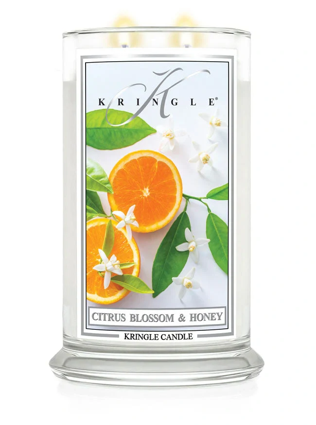 Kringle Candle, vonná svíčka Citrus Blossom & Honey 624 g