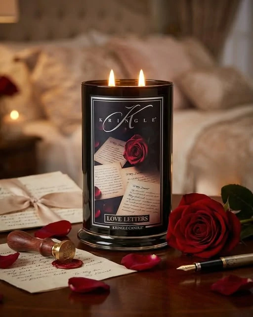 Kringle Candle, vonná svíčka Reserve Love Letters 624 g