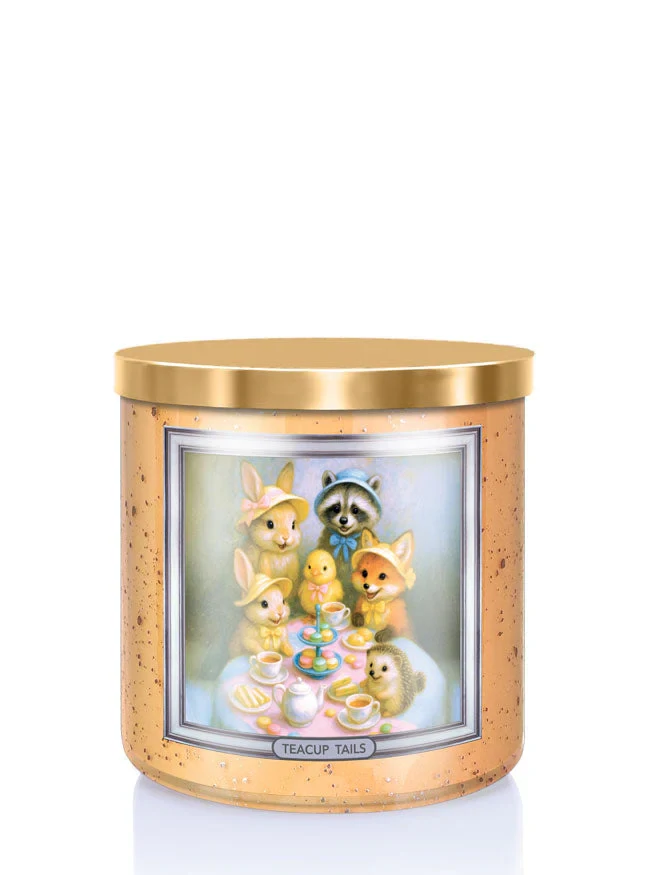 Kringle Candle, vonná svíčka Teacup Tails 467 g