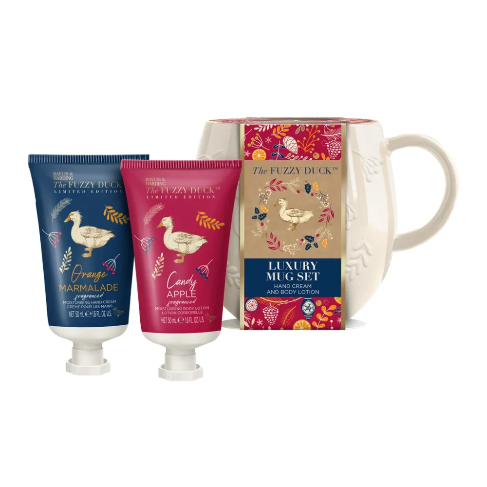 Baylis & Harding, WINTER WONDERLAND - sada péče o ruce a tělo v hrníčku, 3 ks