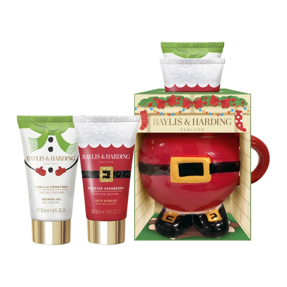 Baylis & Harding, FESTIVE FRIENDS - sada péče v hrníčku, 3 ks
