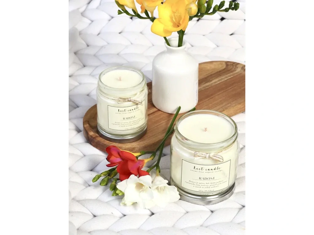 Rest Candle - sojová vonná svíčka Radost 170 g