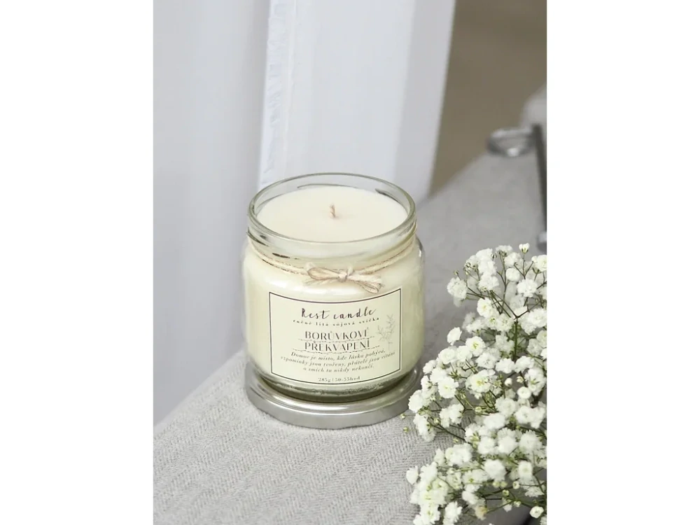 Rest Candle - sojová vonná svíčka Borůvkové překvapení 170 g