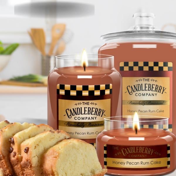 Candleberry - vonná svíčka Honey Pecan Rum Cake 624 g