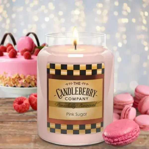Candleberry - vonná svíčka Pink Sugar 624 g