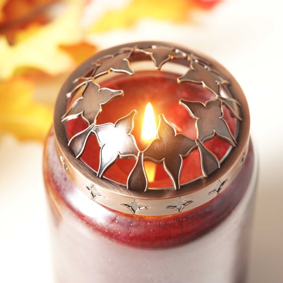 Candle Brothers - ozdobný prstenec Flower