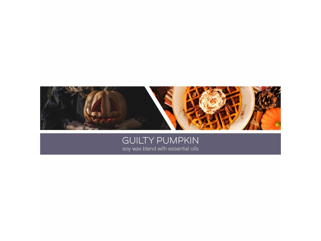 Goose Creek Candle - vonná svíčka Guilty Pumpkin 411 g