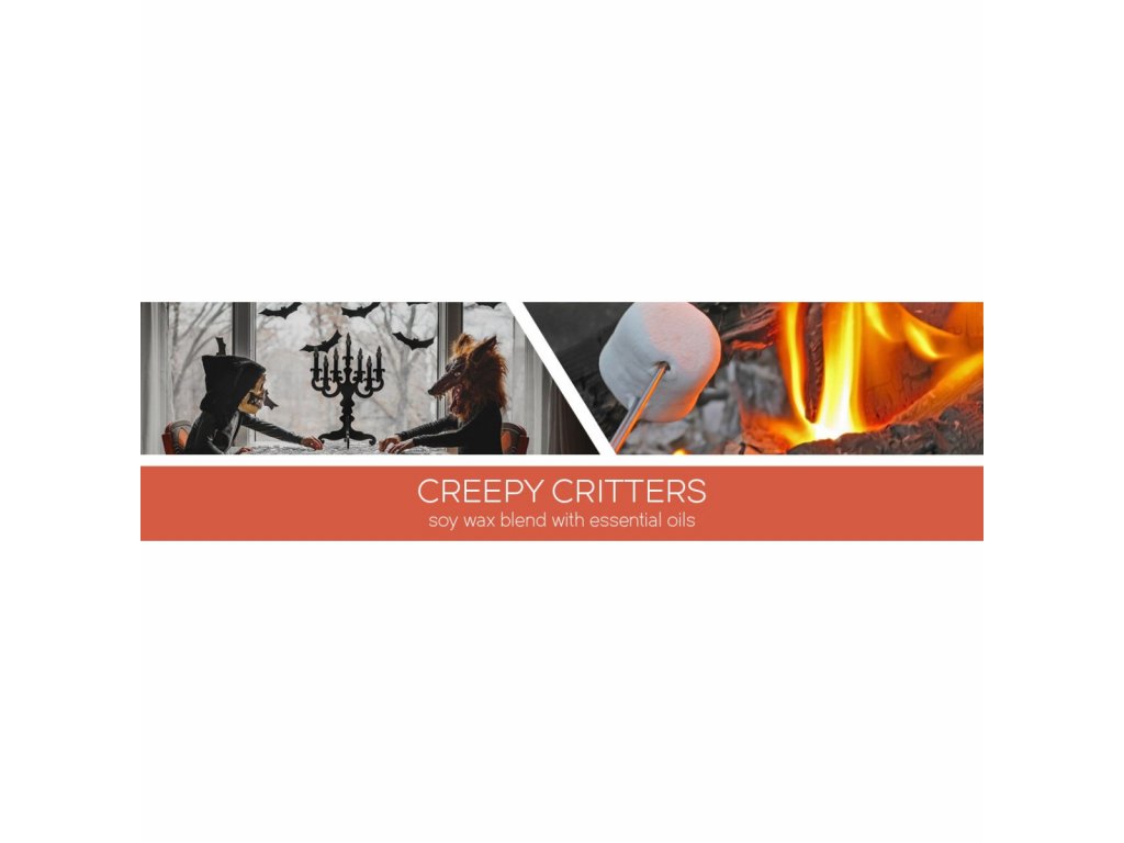 Goose Creek Candle - vonná svíčka Creepy Critters  (Strašidelná stvoření) 411 g