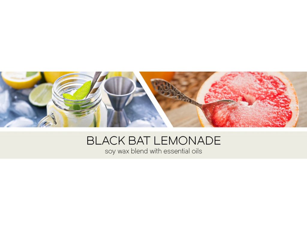Goose Creek Candle - vonná svíčka Black Bat Lemonade 411 g