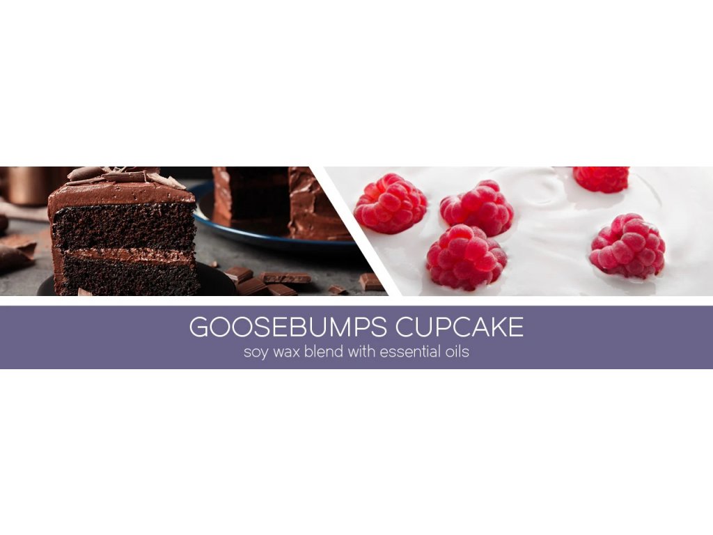 Goose Creek Candle - vonná svíčka Goosebumps Cupcake 411 g