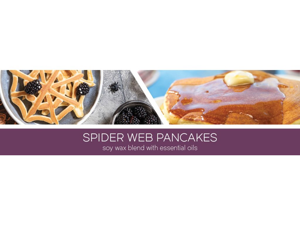 Goose Creek Candle - vonná svíčka Spider Web Pancakes 453 g