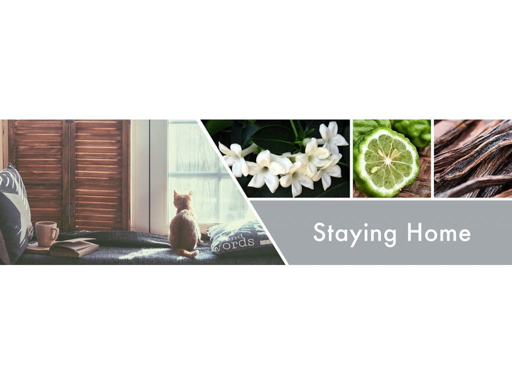 Goose Creek Candle - vonná svíčka Staying Home 411 g