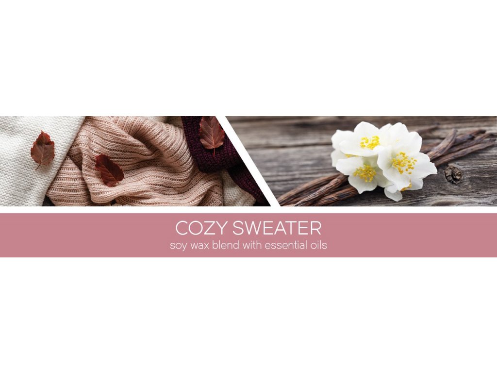 Goose Creek Candle - vonná svíčka Cozy Sweather 411 g
