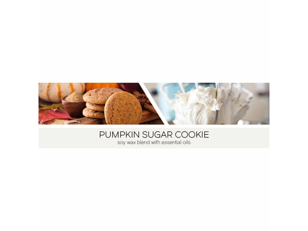 Goose Creek Candle - vonná svíčka Pumpkin Sugar Cookie 411 g