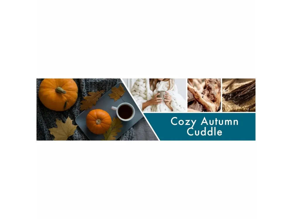 Goose Creek Candle - vonná svíčka Cozy Autumn Cuddle 411 g