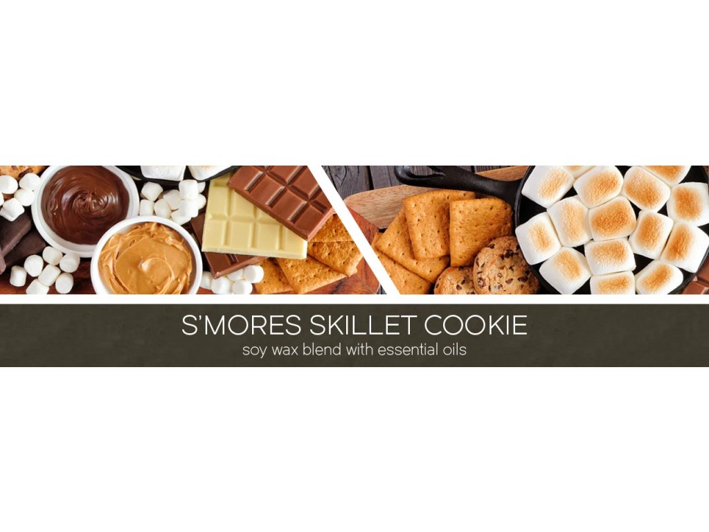 Goose Creek Candle - vonná svíčka S'mores Skillet Cookie 411 g