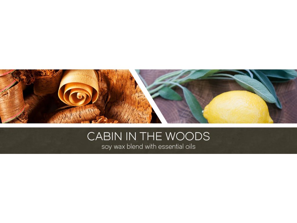 Goose Creek Candle - vonná svíčka Cabin in the Woods 411 g