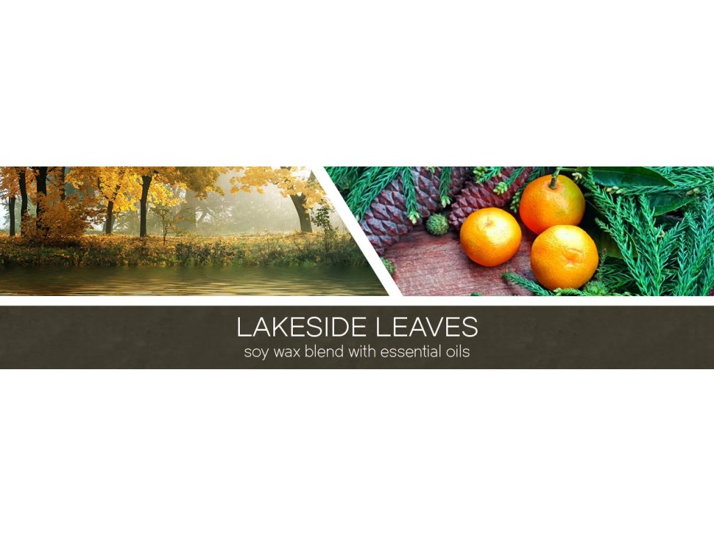 Goose Creek Candle - vonná svíčka Lakeside Leaves 411 g