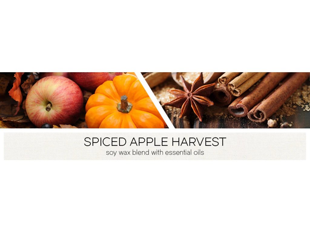 Goose Creek Candle - vonná svíčka Spiced Apple Harvest 411 g