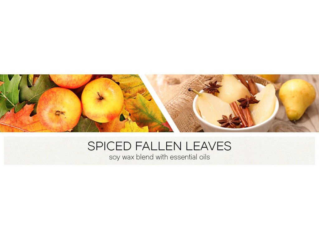 Goose Creek Candle - vonná svíčka Spiced Fallen Leaves 411 g
