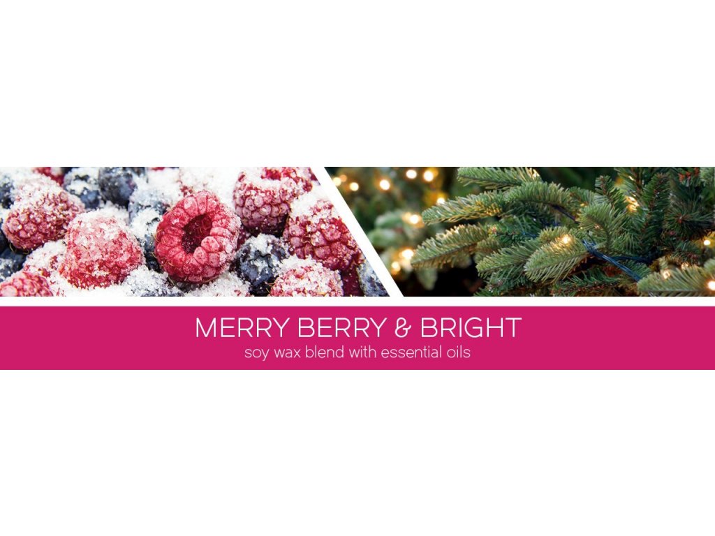 Goose Creek - vonná svíčka Merry Berry & Bright 198 g