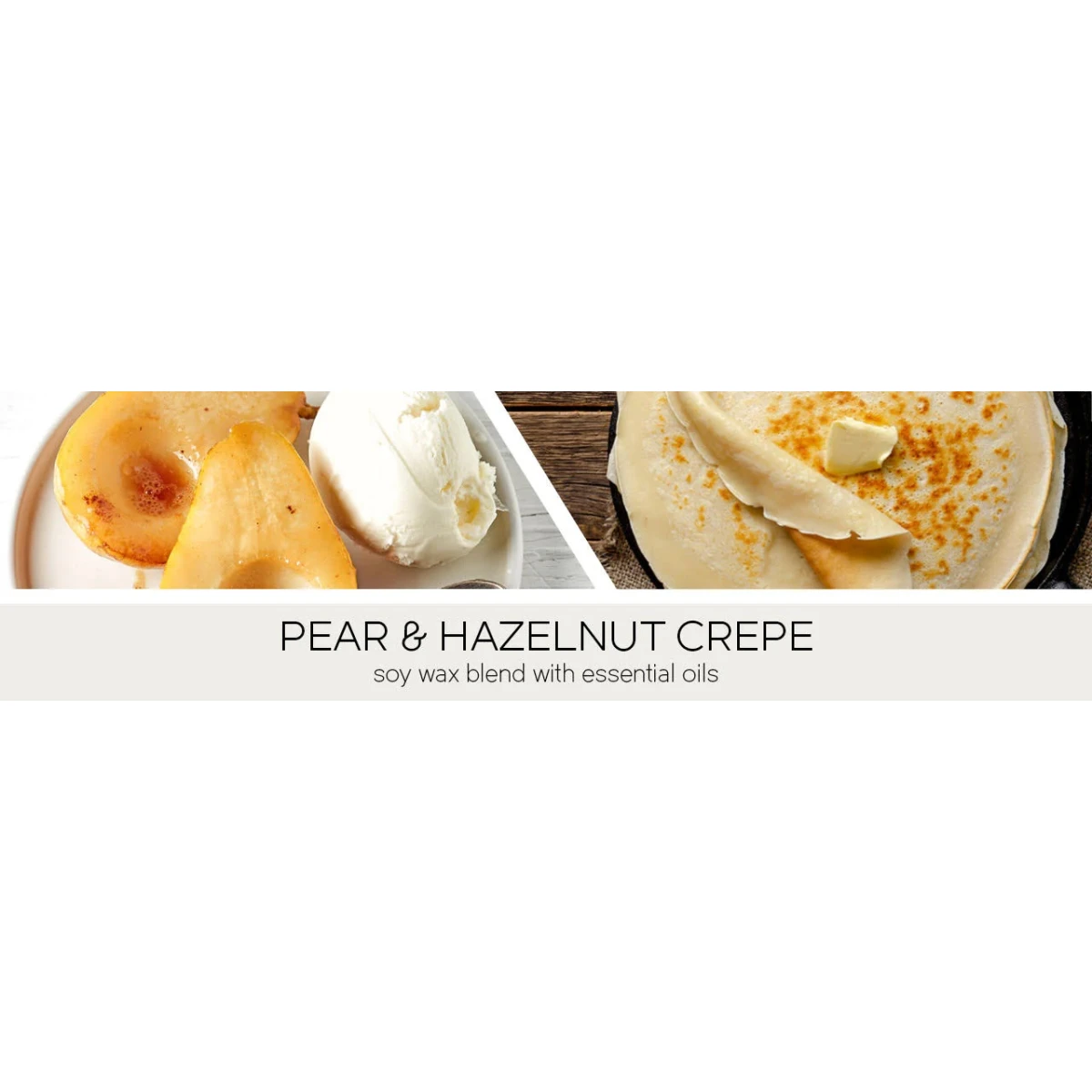 Goose Creek Candle - vonný vosk Pear & Hazelnut Crepe 59 g