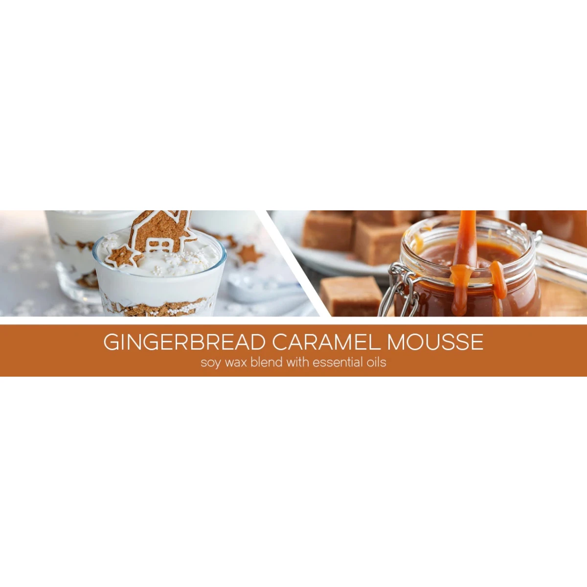 Goose Creek Candle - vonný vosk Gingerbread Caramel Mousse 59 g