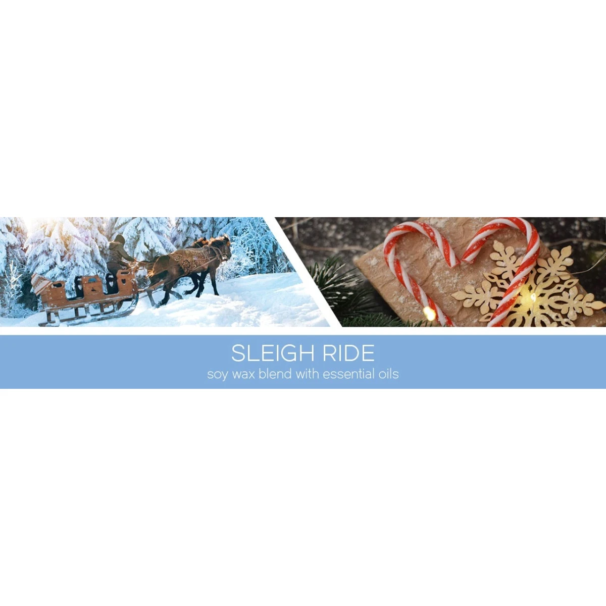 Goose Creek Candle - vonný vosk Sleigh Ride 59 g