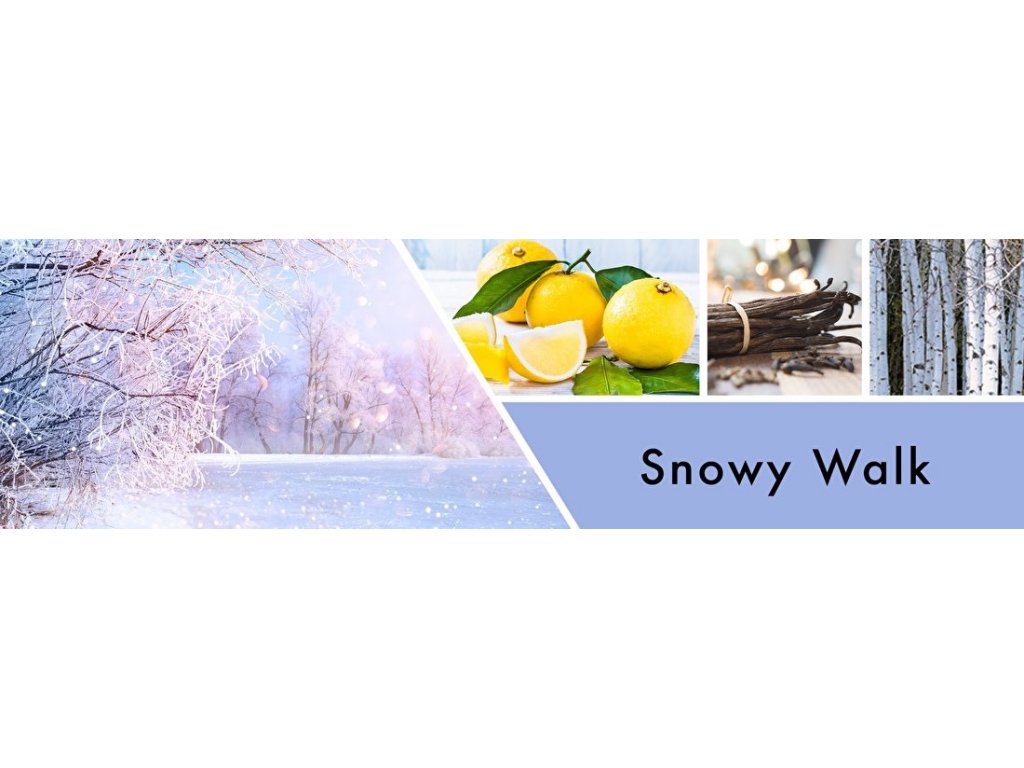 Goose Creek Candle - vonná svíčka Snowy walk 411 g