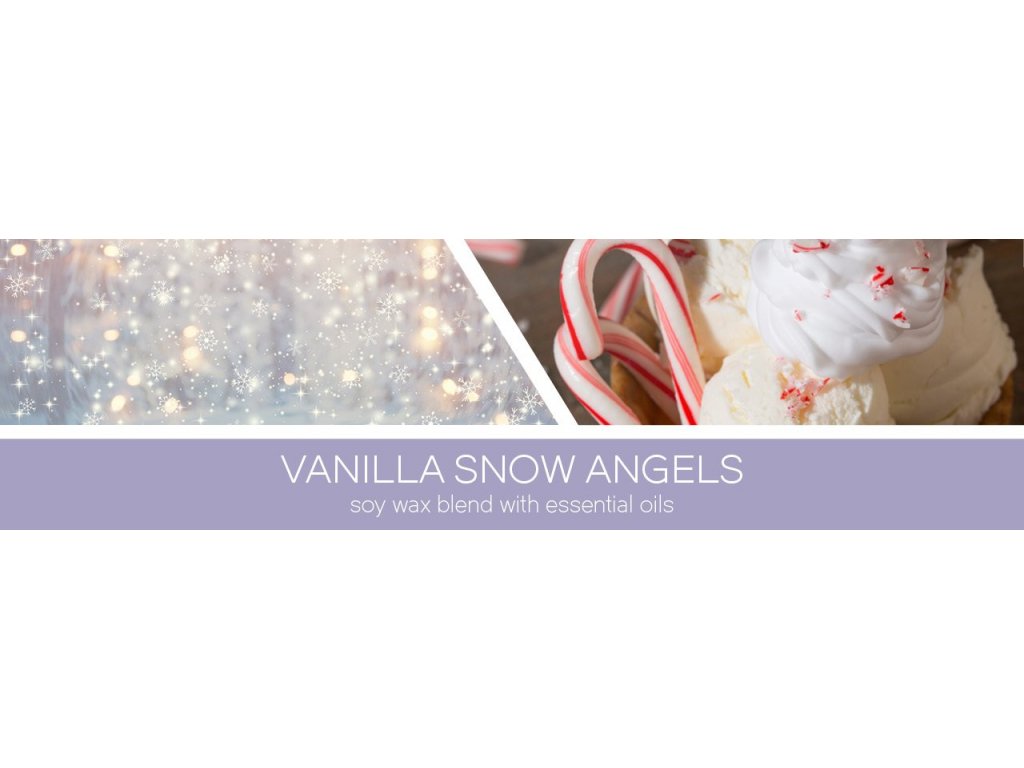 Goose Creek Candle - vonná svíčka Vanilla Snow Angels 411 g