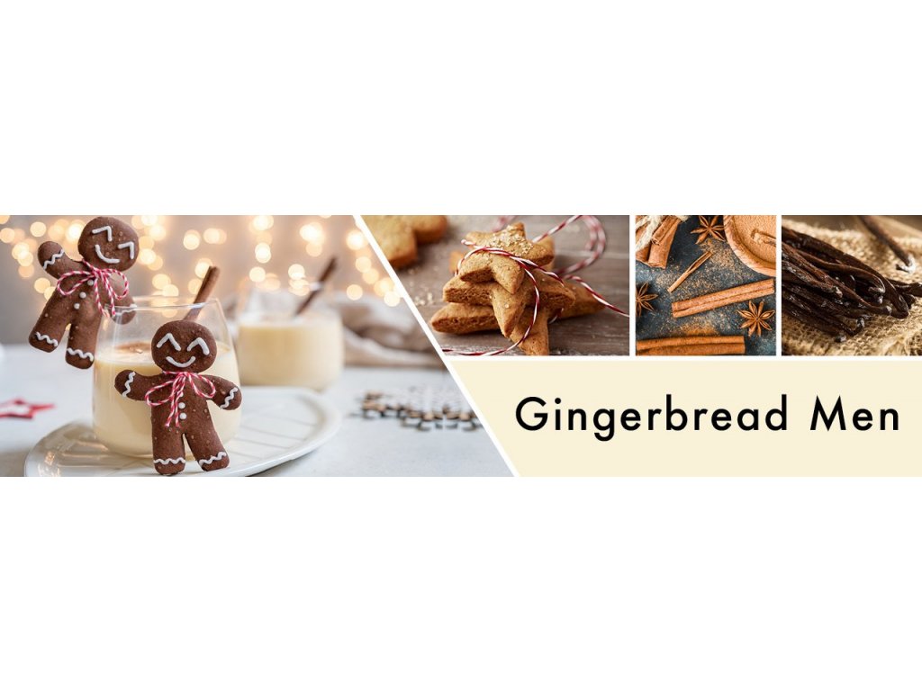 Goose Creek Candle - vonná svíčka Gingerbread Men 411 g