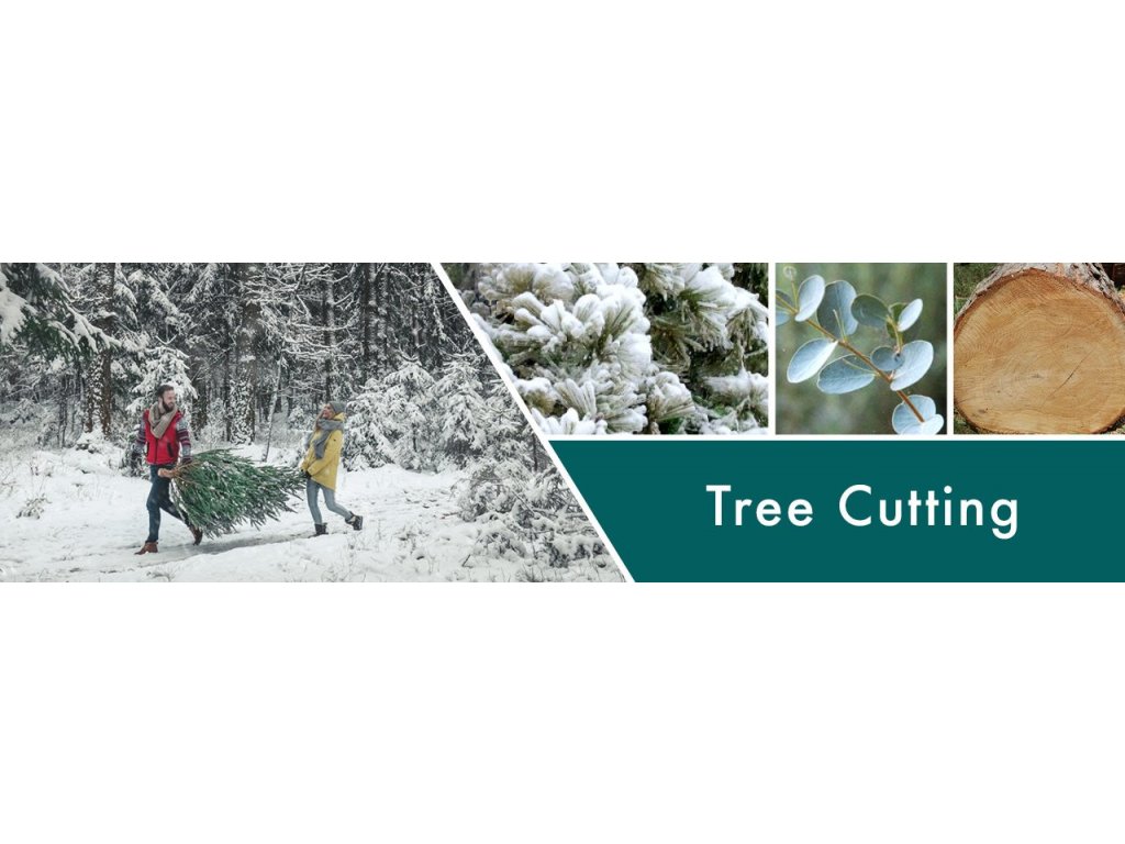 Goose Creek Candle - vonná svíčka Tree Cutting 411 g