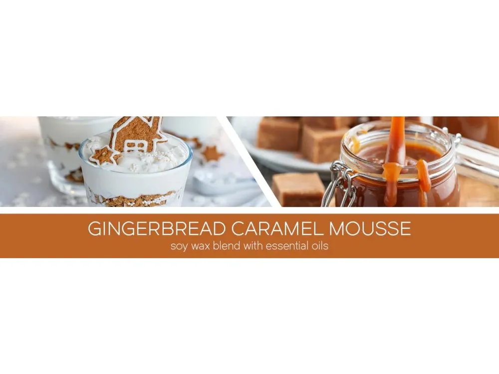 Goose Creek Candle - vonná svíčka Gingerbread Caramel Mousse 411 g