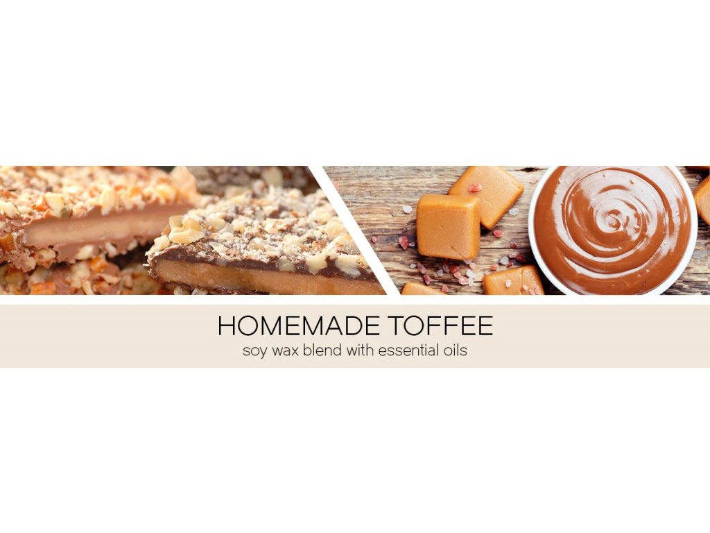 Goose Creek Candle - vonná svíčka Homemade Toffee 411 g