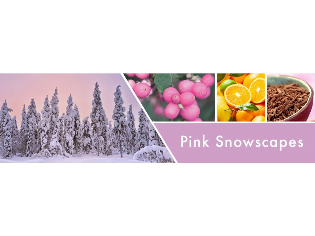 Goose Creek Candle - vonná svíčka Pink Snowscape 411 g