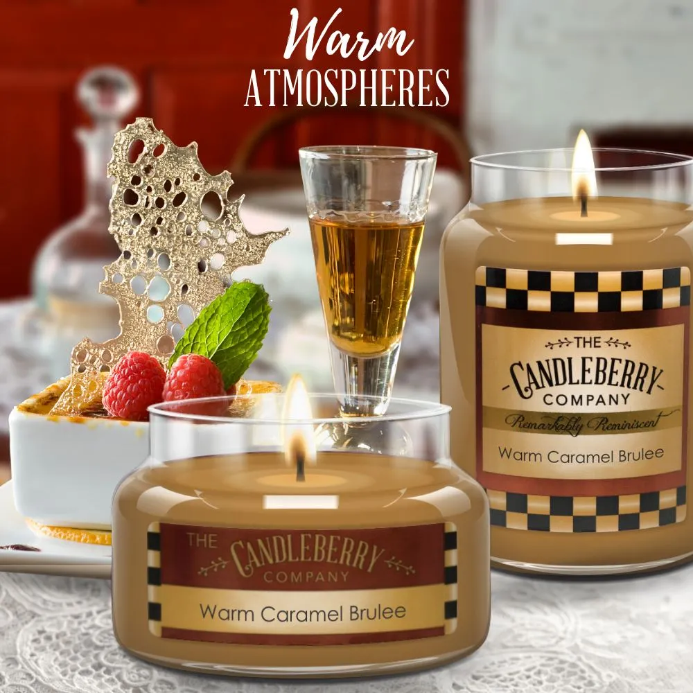 Candleberry - vonná svíčka Warm Caramel Brulee 624 g