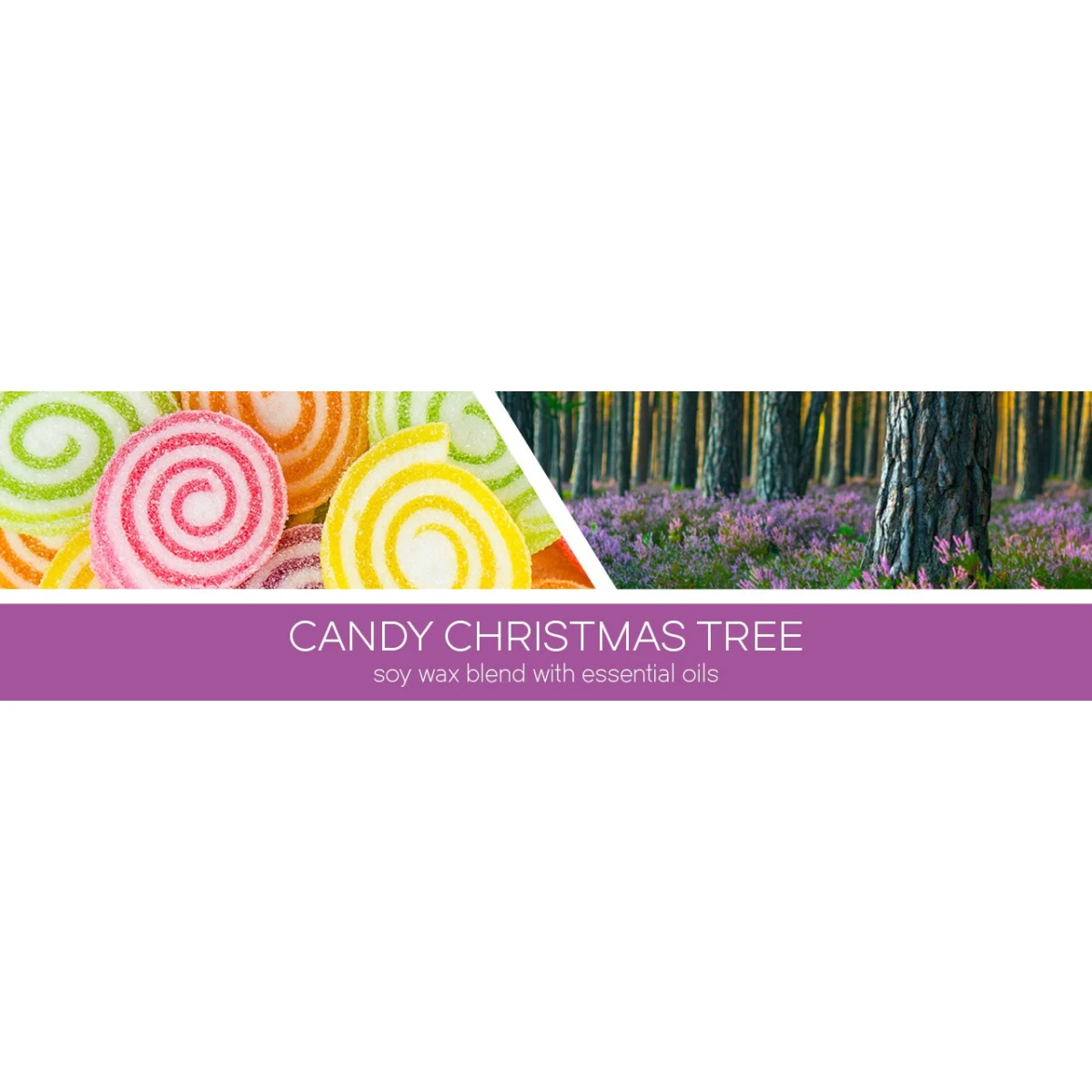 Goose Creek Candle - vonná svíčka Candy Christmas Tree 411 g